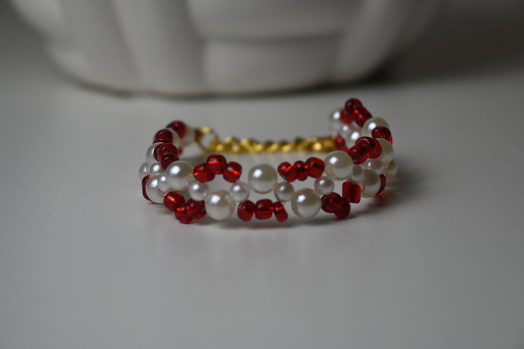 Handmade Pearl & Glass Bead Bracelets For Her