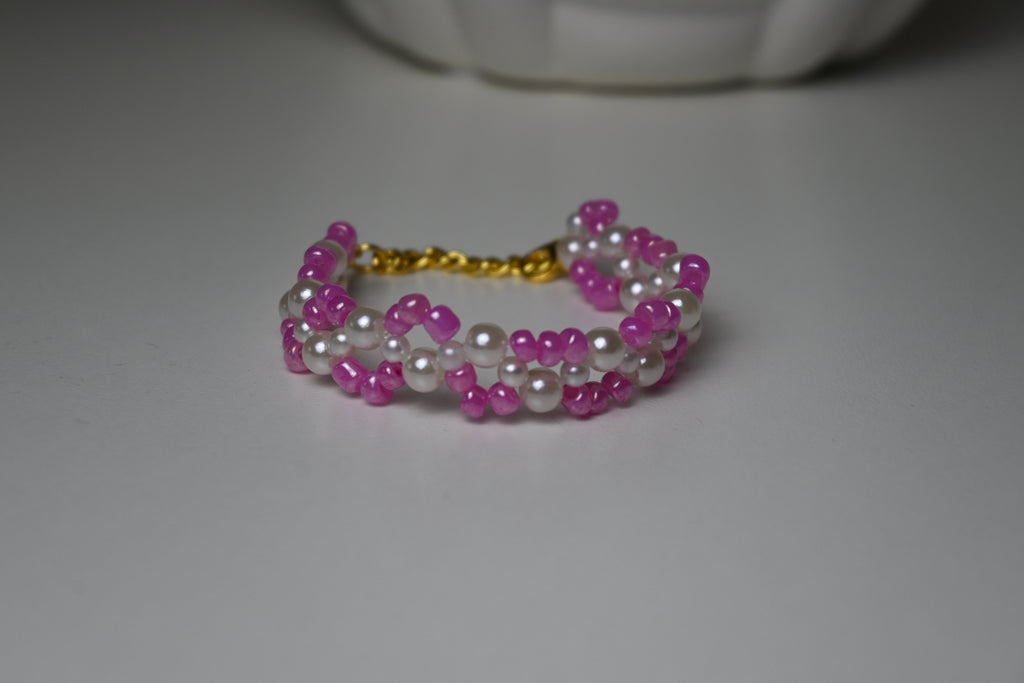 Handmade Pearl & Glass Bead Bracelets For Her