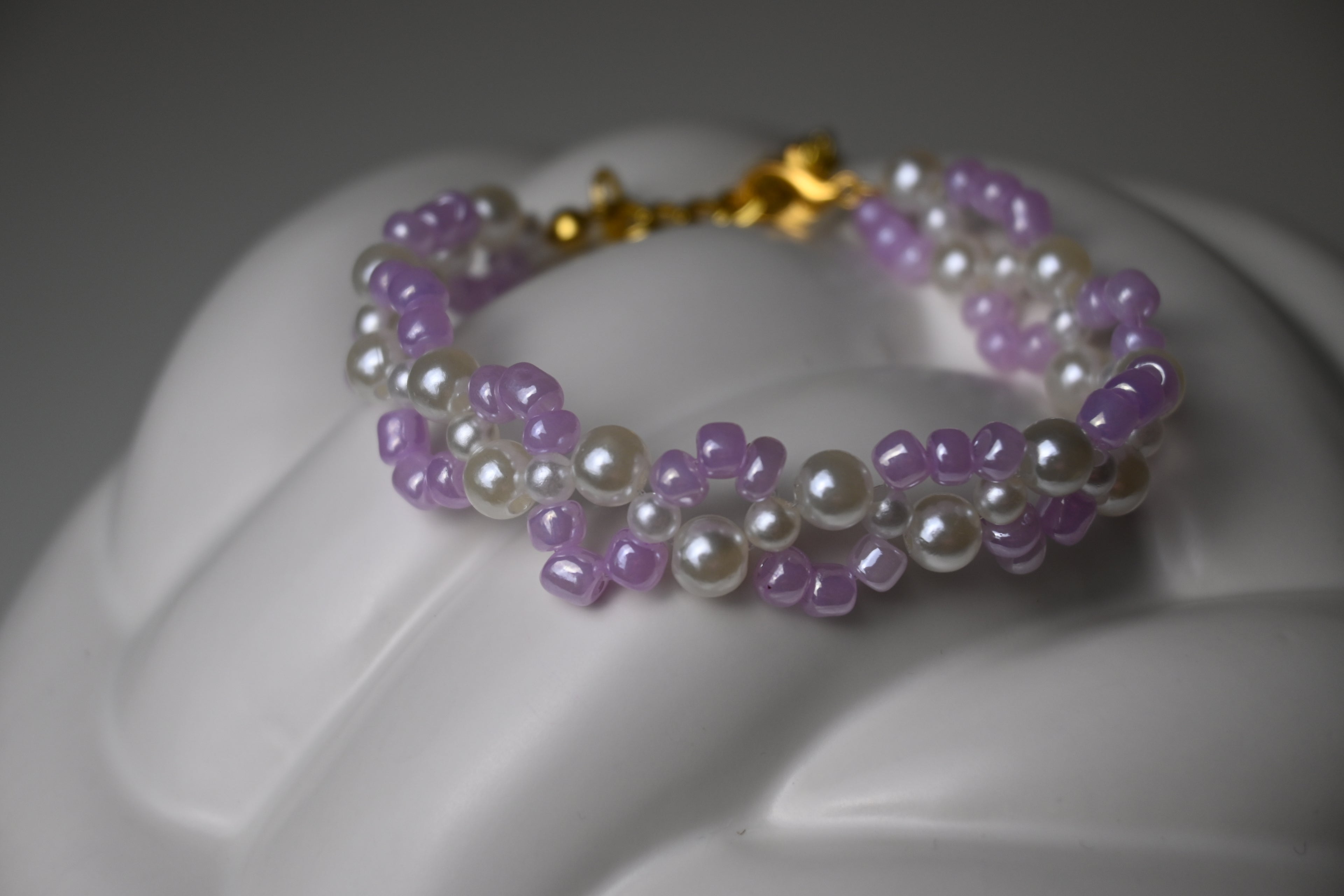 Handmade Pearl & Glass Bead Bracelets For Her