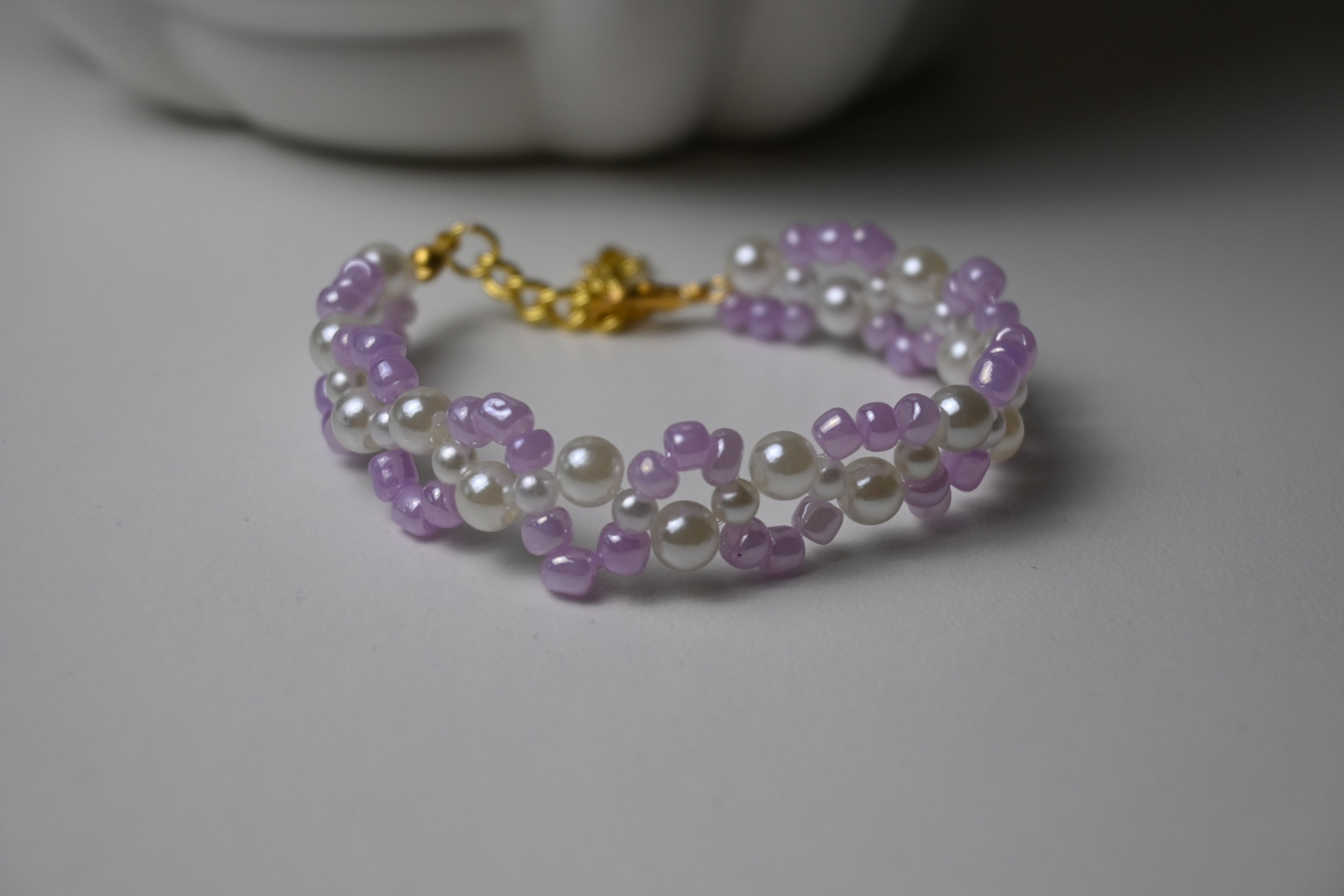 Handmade Pearl & Glass Bead Bracelets For Her