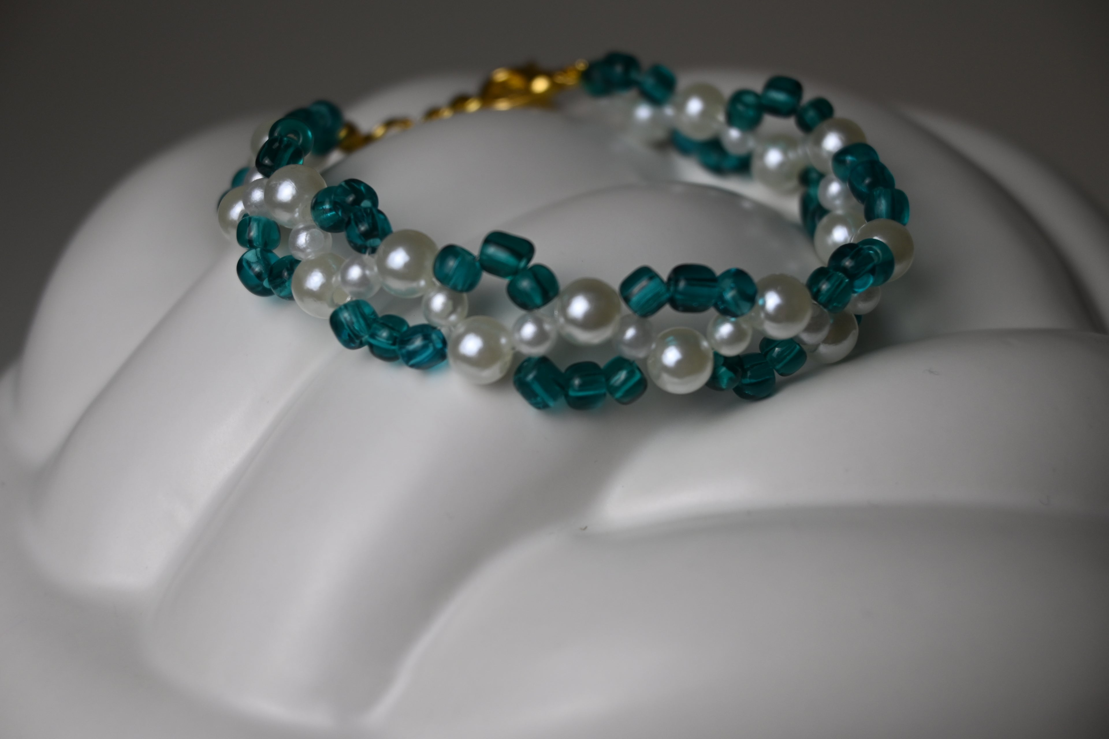 Handmade Pearl & Glass Bead Bracelets For Her