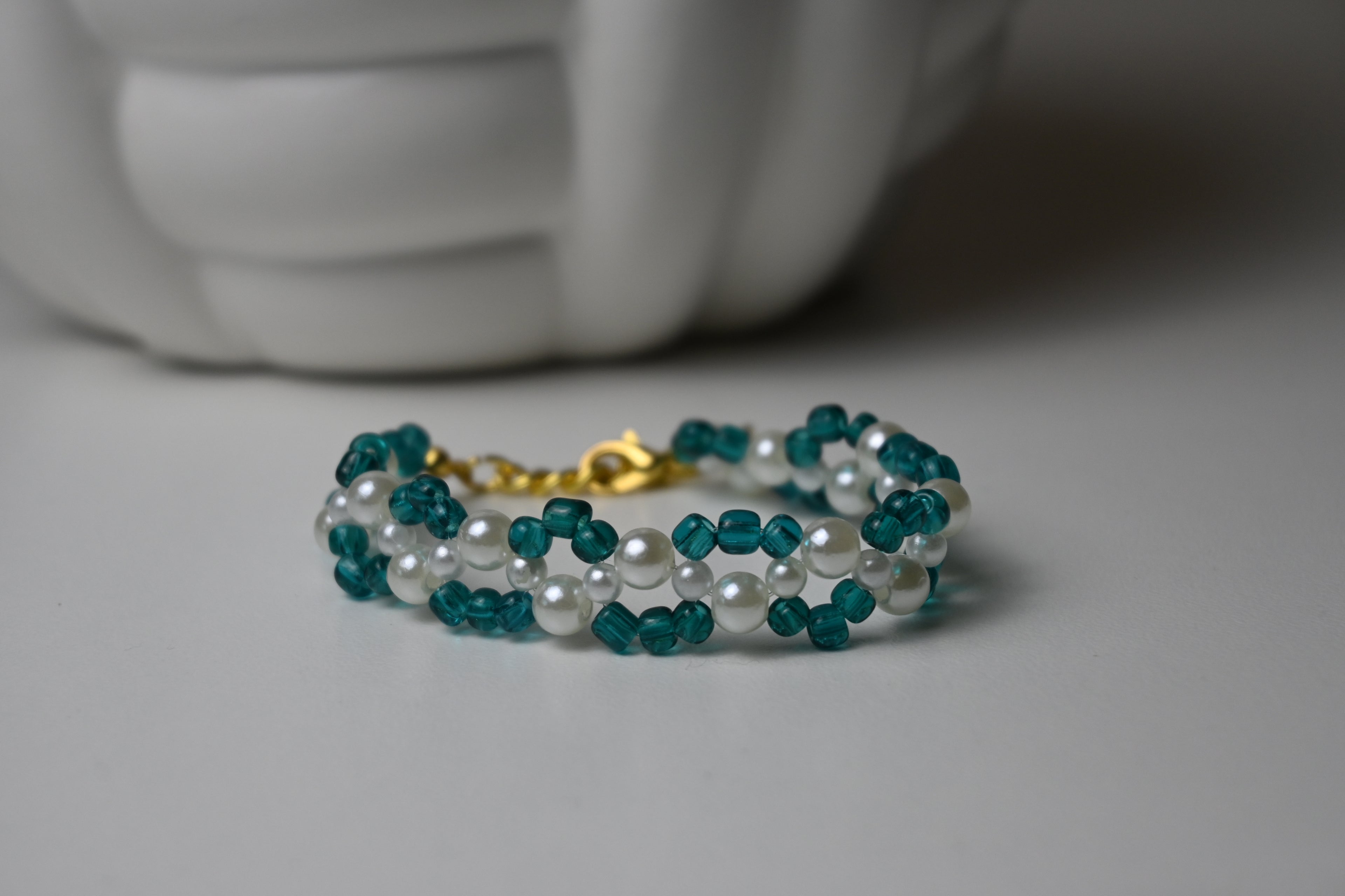 Handmade Pearl & Glass Bead Bracelets For Her