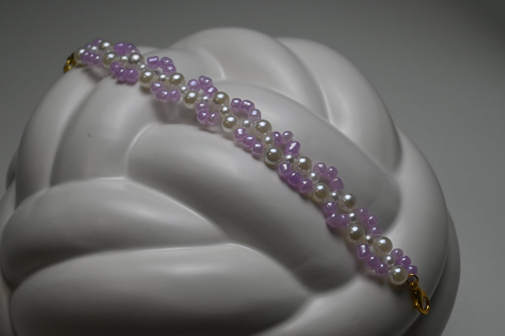 Handmade Pearl & Glass Bead Bracelets For Her