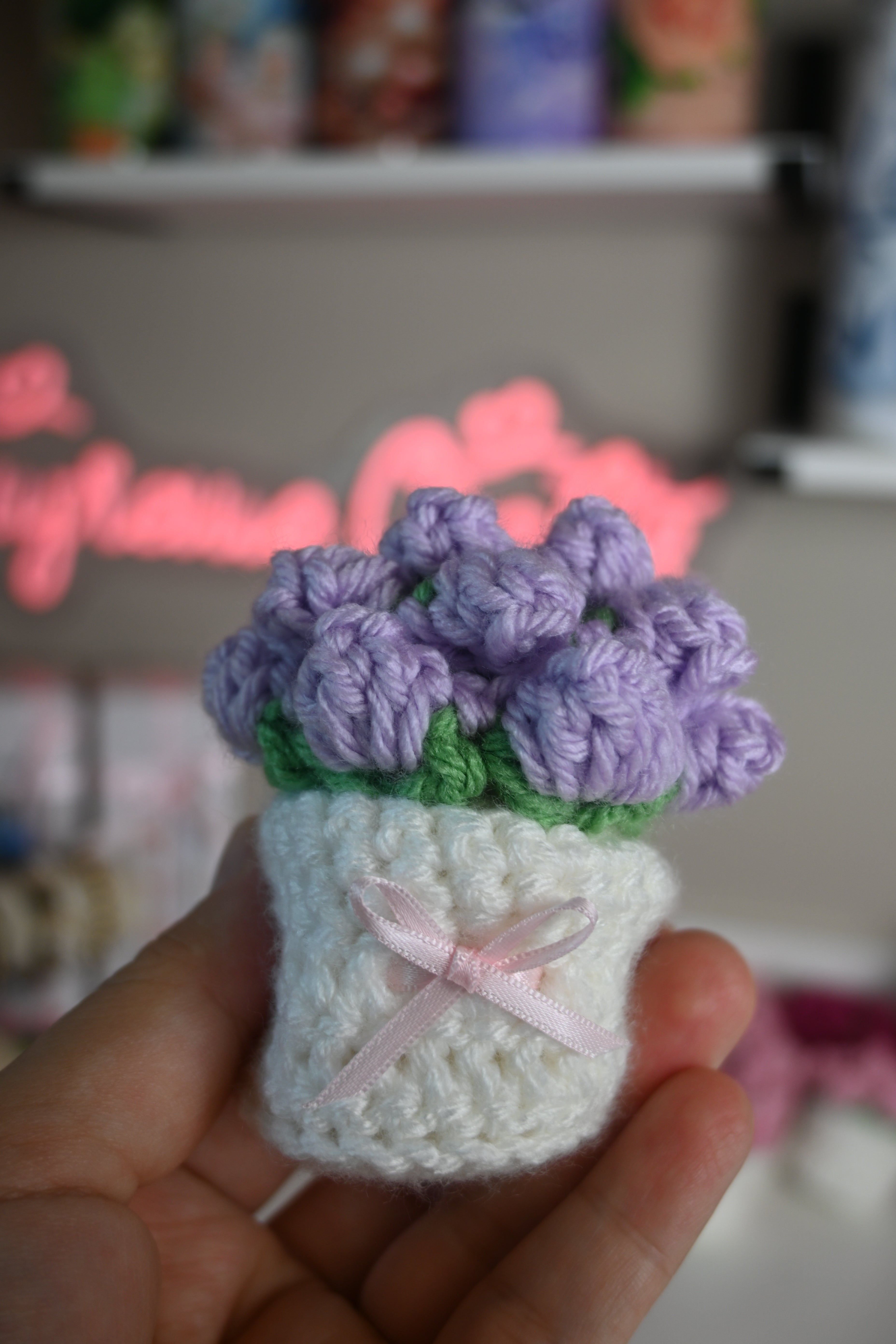 🌸 Handmade Crochet Bouquet & Coaster – 2-in-1 Floral Charm 🌸