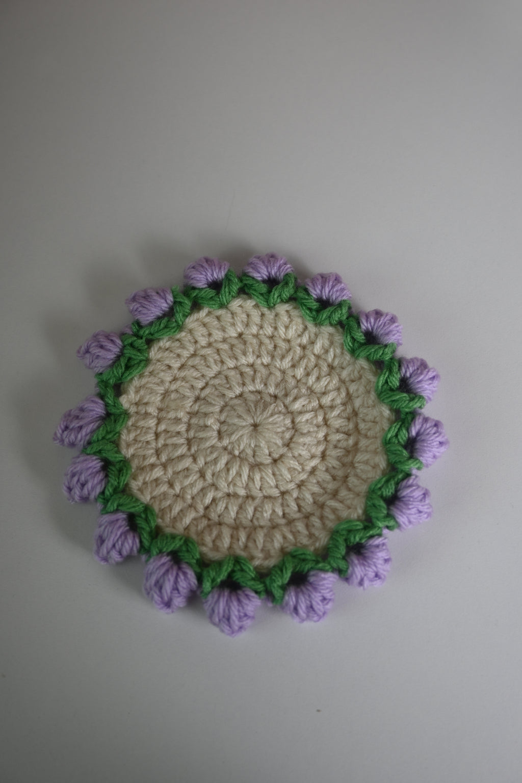 🌸 Handmade Crochet Bouquet & Coaster – 2-in-1 Floral Charm 🌸