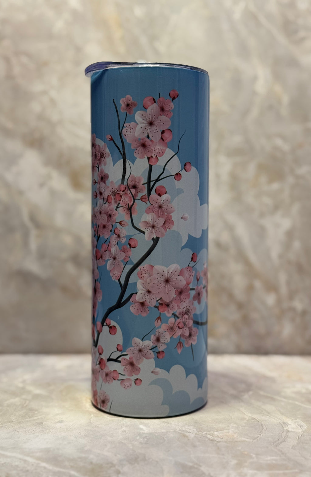 20 oz Stainless Steel Tumbler with Motivational Design