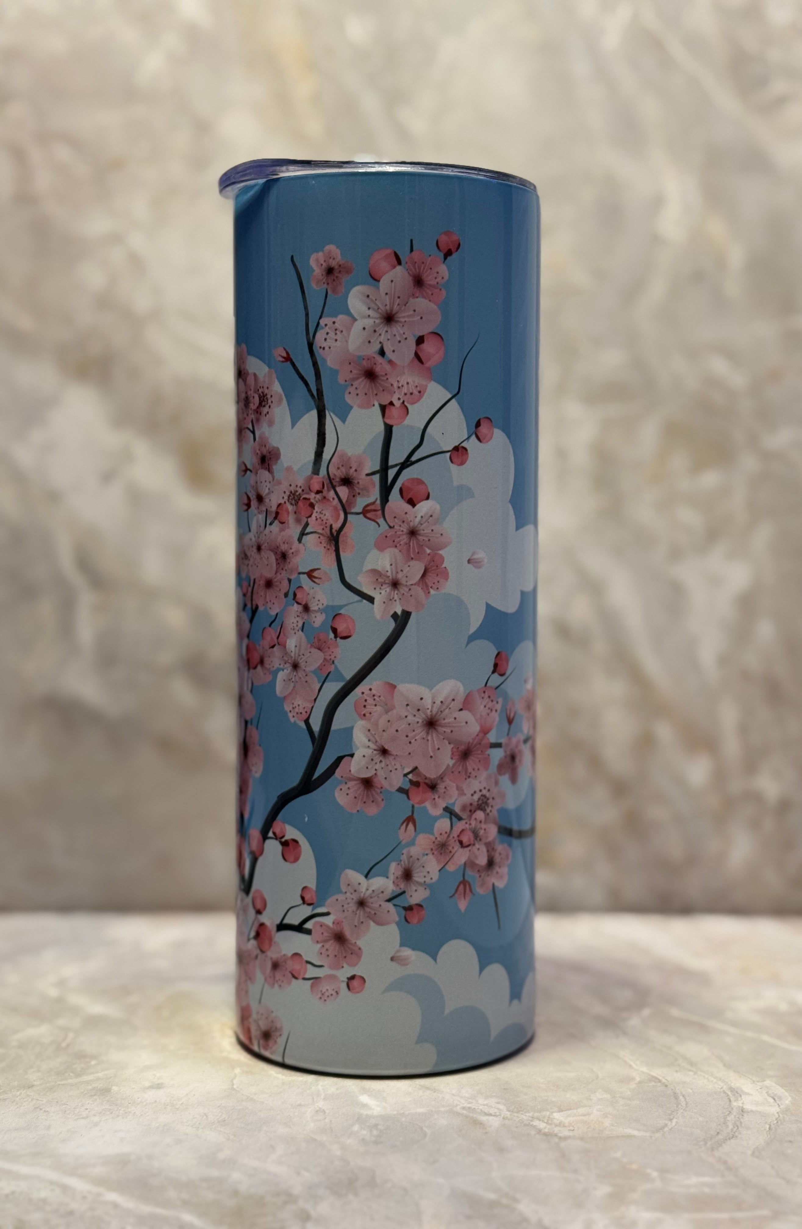 20 oz Stainless Steel Tumbler with Motivational Design