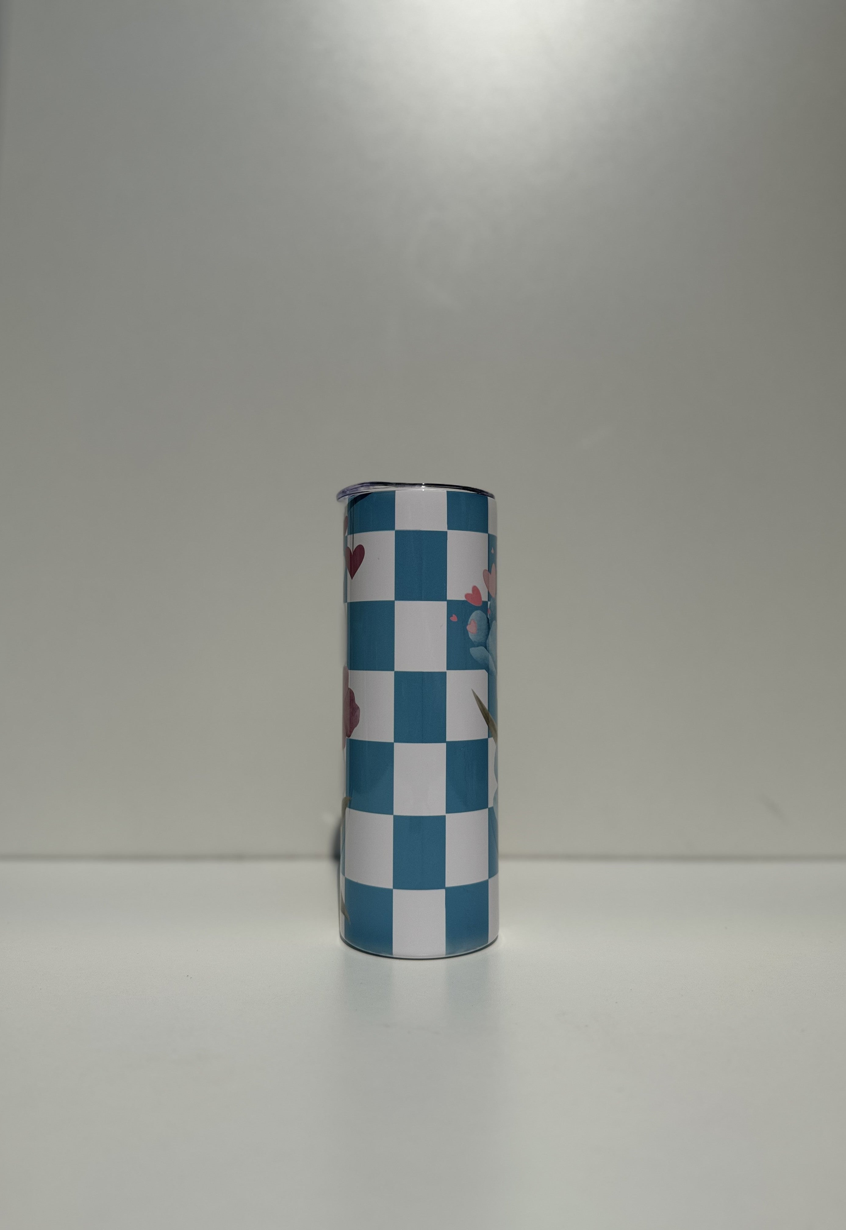 20 oz Stainless Steel Tumbler with Floral Design