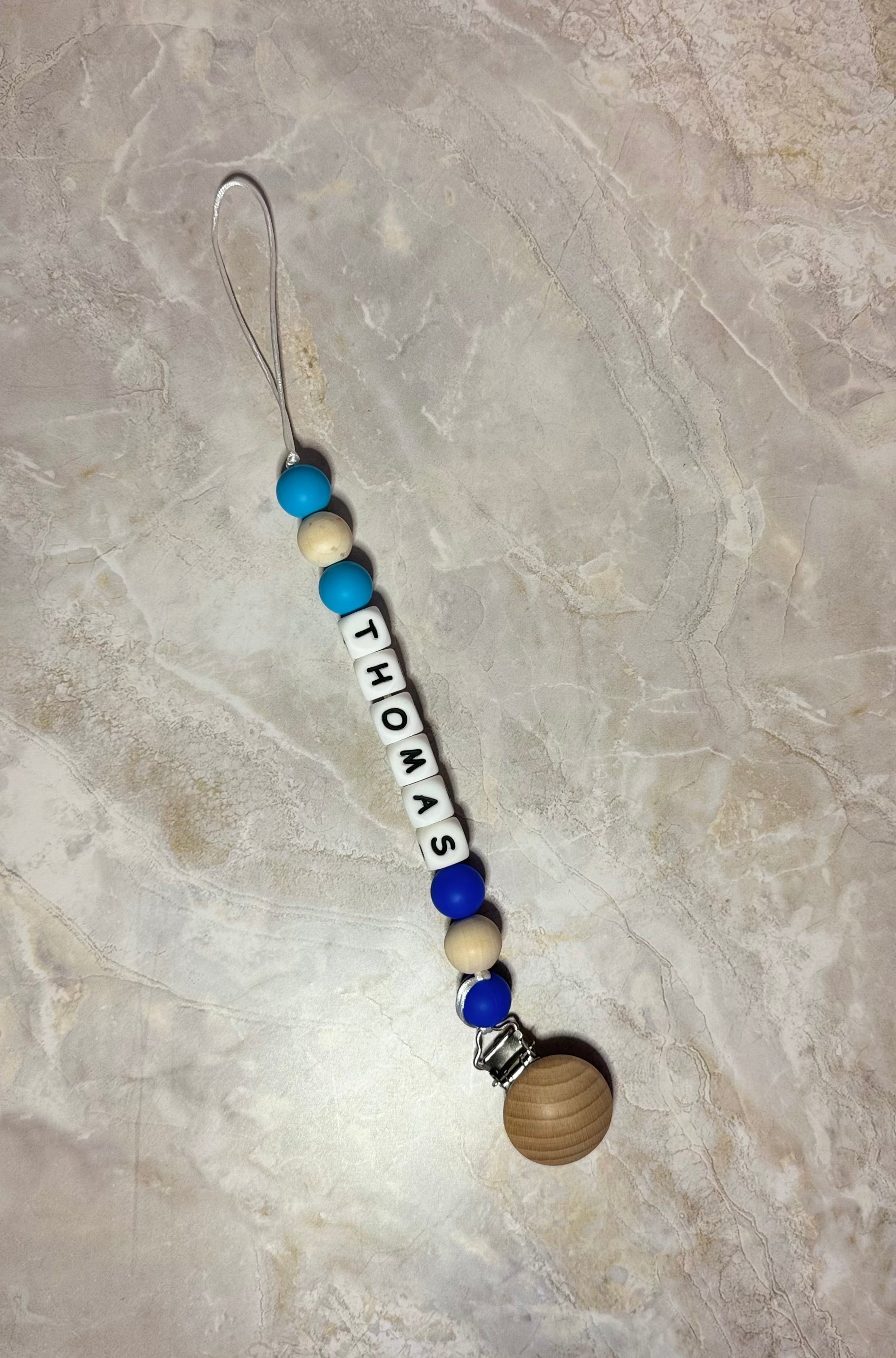 Custom Name Baby Pacifier Clip ( Baby Boy)
